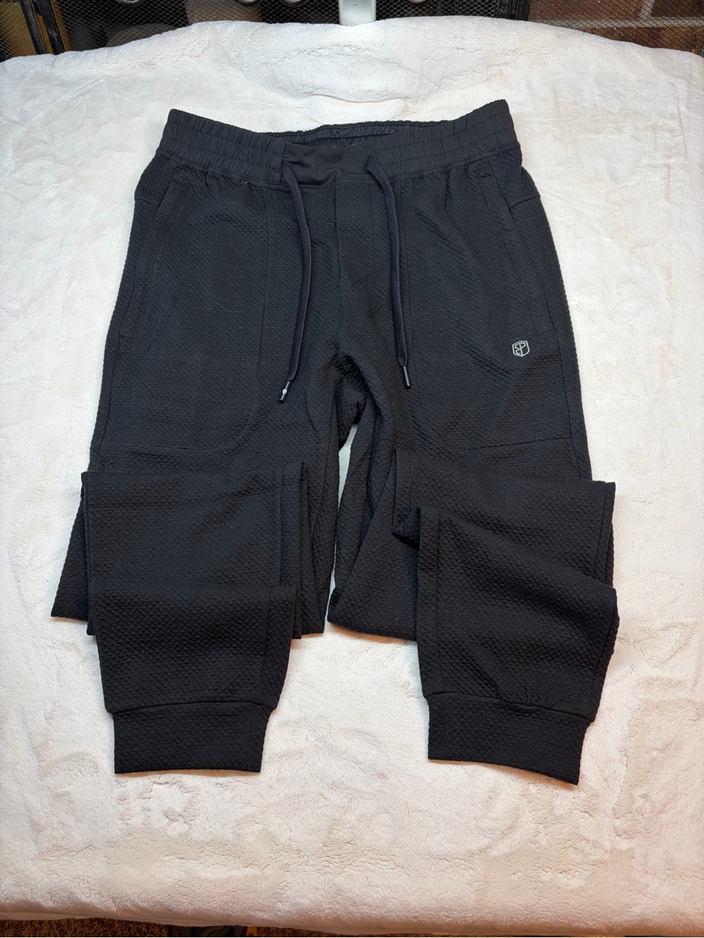 Born Primitive Jogger Pants Mens Sz M Black Knit (New $80)